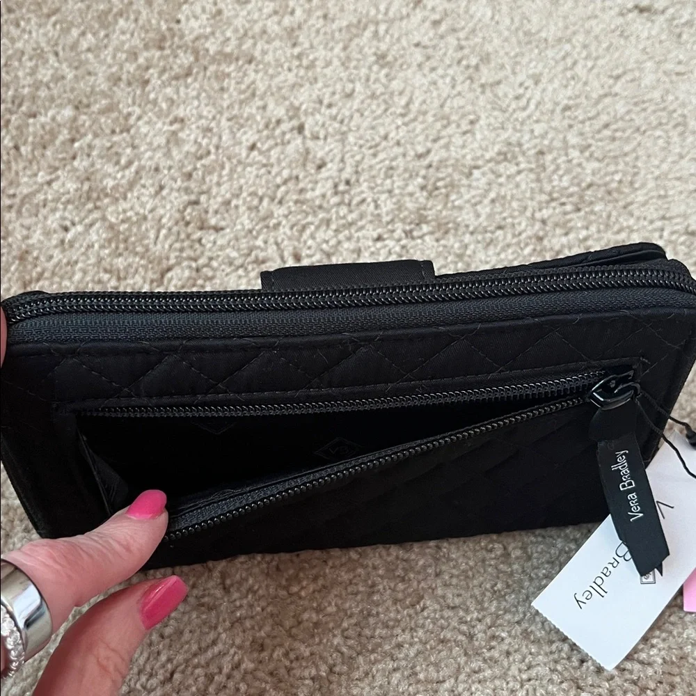 NWT Vera Bradley Nordic Multi Plaid Turnlock Wallet - Picture 4 of 12